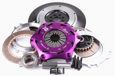 184mm Spring Ceramic Twin Plate Clutch Kit Incl Flywheel