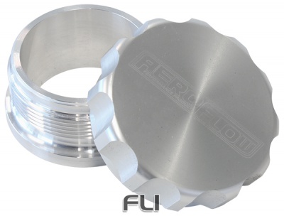 1-1/2 Inch Billet Aluminium Weld-On Filler with Silver Cap