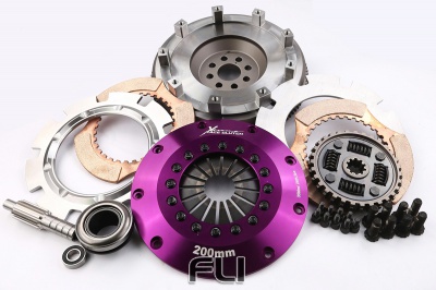 200mm Sprung Ceramic Twin Plate Clutch Kit Incl Flywheel