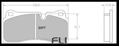 2097 Z-RATED BRAKE PAD SET (PFC-2097.68)