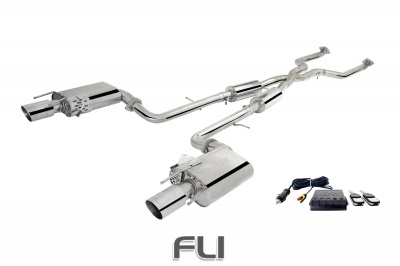 2.25 inch Cat-Back System with Varex Mufflers, 304 Stainless Steel