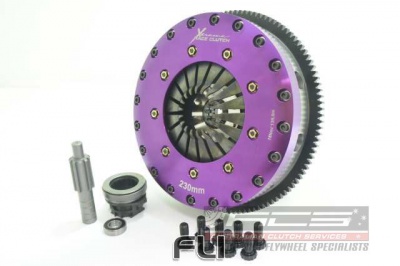 230mm Organic Twin Plate Clutch Kit Incl Flywheel