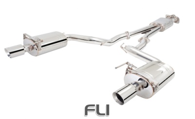 2.5 inch Cat-Back Exhaust System with Oval Mufflers, 304 Stainless Steel