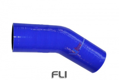 30 Graden Bocht Polyester 38mm Blauw