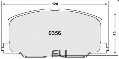 356 CARBON METALLIC BRAKE PAD SET (PFC-0356.22)
