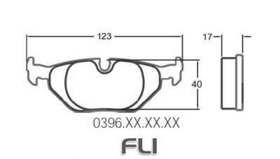396 Z-RATED BRAKE PAD SET (PFC-0396.11)