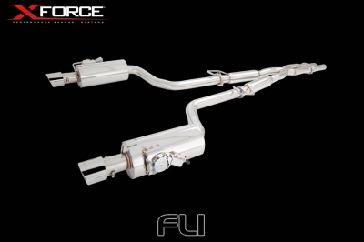 3 inch Cat-Back System with Varex Mufflers, 304 Polished Stainless Steel