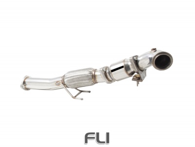 3 inch Downpipe with High-Flow Catalytic Converter, 304 Stainless Steel