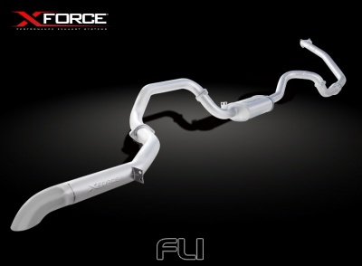 3 inch Turbo-Back System, 409 Raw Stainless Steel