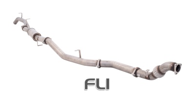 3 inch Turbo Back System without Catalytic Converter, Raw finish Stainless Steel