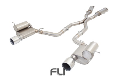 3 inch Twin Cat-Back System, 304 Stainless Steel