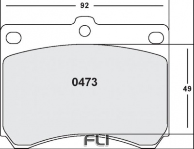 473 CARBON METALLIC BRAKE PAD SET (PFC-0473.20)