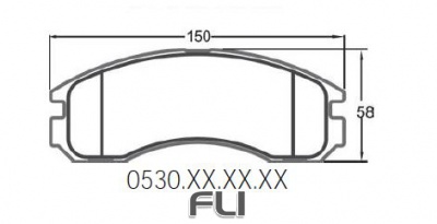 530 CARBON METALLIC BRAKE PAD SET (PFC-0530.22)