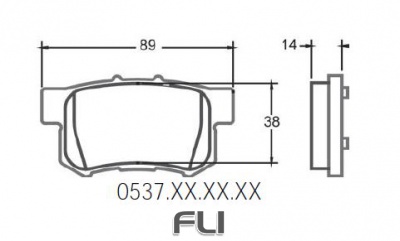 537 CARBON METALLIC BRAKE PAD SET (PFC-0537.22)