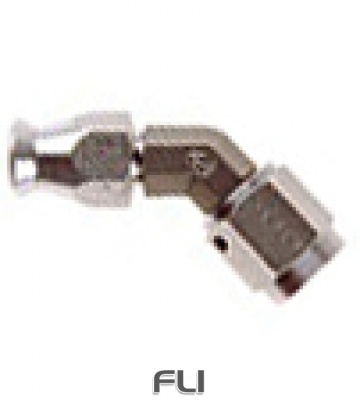 600-04 45o FEM  FORGED 7/16x20 RVS