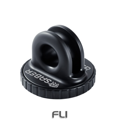 6061 Aluminium Spliced Winch Thimble PRO - Cerakote Black (SBR-SWTPROCBLK)