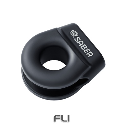 6061 Aluminium Spliced Winch Thimble UPDATED DESIGN - Cerakote Black (SBR-SWT2CBLK)