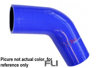 60 Graden Bocht Polyester 51mm Zwart