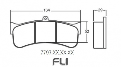 7729 RACE PAD SET - 00 CMPD 1. MM (PFC-7729.0001.18.00)