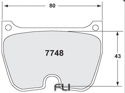 7748 RACE PAD SET - 03 CMPD 22 MM (PFC-7748.03.22.44)