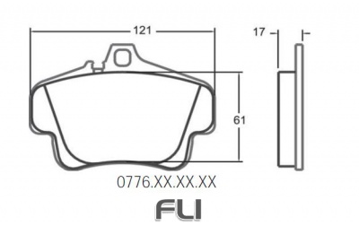 776 Z-RATED BRAKE PAD SET (PFC-0776.10)