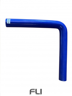 90 Graden Bocht Polyester 32mm Blauw