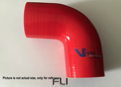 90 Graden Bocht Polyester 35mm Rood