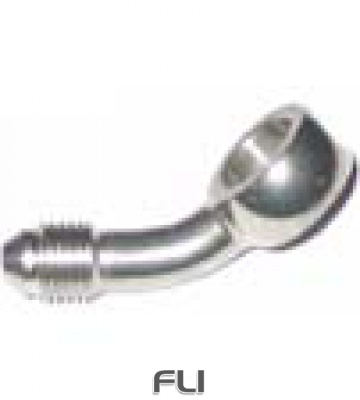 ADAPTOR BANJO 45o 3/8 JIC MALE RVS