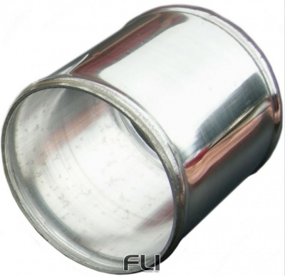 Alu Koppelstuk Rechte Lengte 38mm 10cm Lang