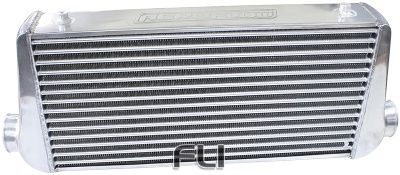 Aluminium Intercooler with 3 Inch Inlet/Outlets Polished Finish. 600 x 300 x 100mm