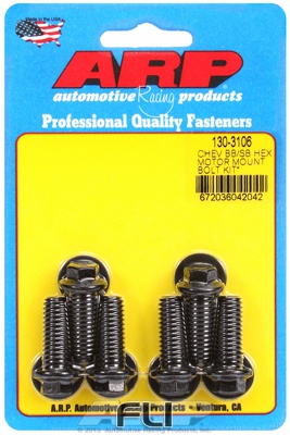 ARP-130-3106 Motor mount bolt kit with Energy suspension mounts