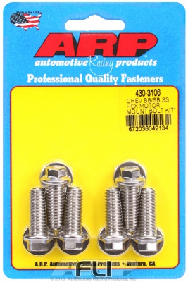 ARP-430-3106 Motor mount bolt kit with Energy suspension mounts