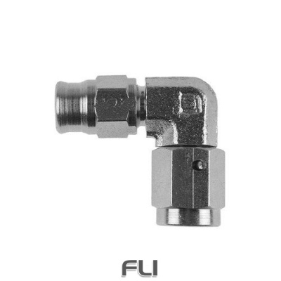 600-02 90o FEM. FORGED  3/8x24 RVS