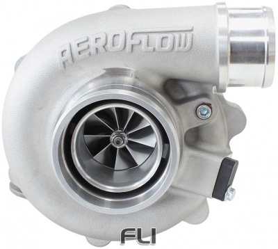 BOOSTED 4849 .72 Turbocharger 550HP, Natural Cast Finish External Wastegate, V-Band Inlet & Exhaust Flanges
