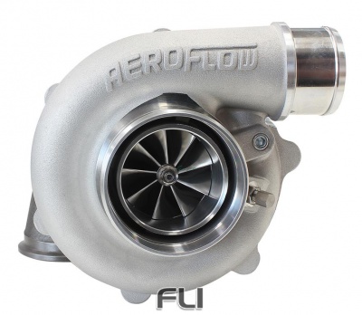 BOOSTED 5449 .72 Turbocharger 660HP, Natural Cast Finish External Wastegate, V-Band Inlet & Exhaust Flanges