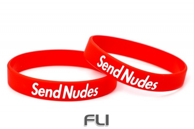 CK-BR955-32 Silicone wristband | Send Nudes | red