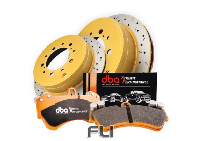 Brake Kit - 4000 Series T3 Slotted and Xtreme Performance Brake Pads (2x DBA42314XS + DB2400XP)