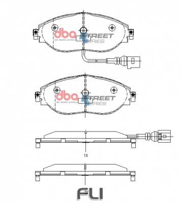 Brake Pads Street Series | Front Axle