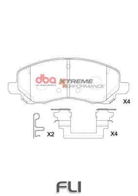 Brake Pads Xtreme Performance | Front Axle
