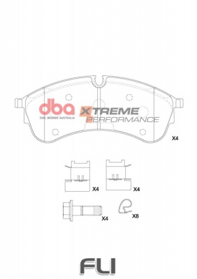 Brake Pads Xtreme Performance | Front Axle