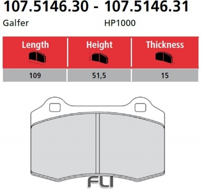 Brembo vervang remblokken - 107.5146.31
