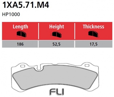 Brembo vervang remblokken - XA5.71.M4