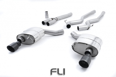 Cat-back Non-Resonated with GT-100 Cerakote Black