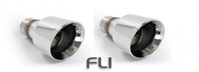 Cat-back Non-Resonated with GT-100 Polished Trims