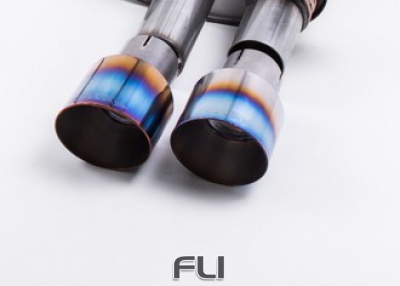 Cat-back Resonated ECE with GT-100 Burnt Titanium Trims