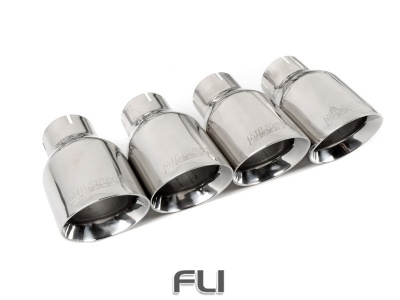 Cat-back Resonated ECE with GT-100 Polished Trims (Valved)