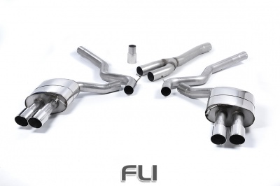 Cat-back Resonated with GT-90 Polished Trims