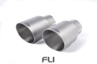 Catback -  Resonated ECE GTD Twin Outlet Style with GT-80 Titanium