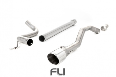 Catback - Non-Resonated (Luider) with GT-90 Polished Trim