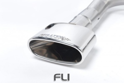 Catback - Non-Resonated (Luider) with Polished Oval Tip